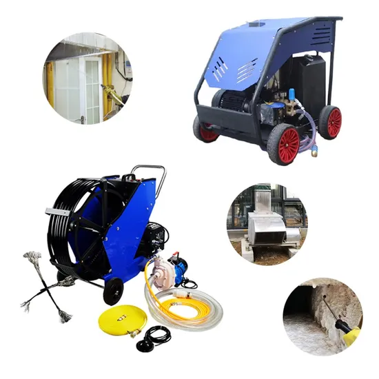 Large Water Flow High Pressure Commercial Air Duct Oil Fume Pipe Pipeline Cleaning Machine